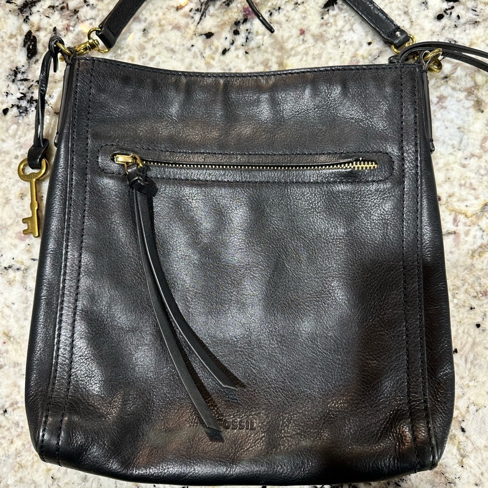 Fossil black Crossbody